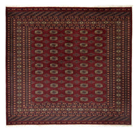 Alfombra afgana - Bukhara cuadrado  - 205 x 195 cm - rojo