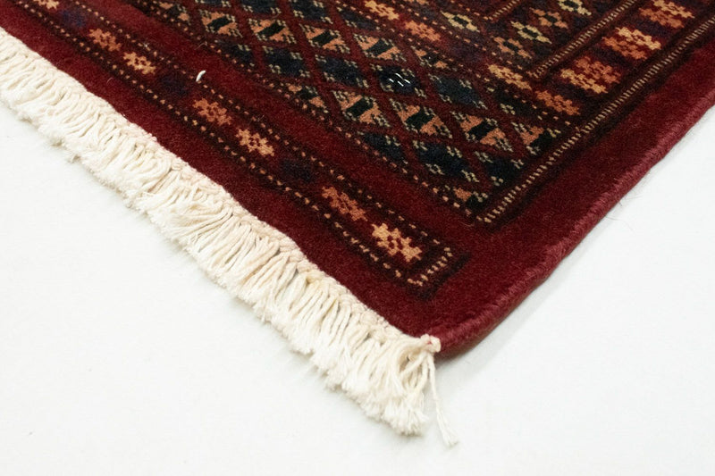 Alfombra afgana - Bukhara cuadrado  - 205 x 195 cm - rojo