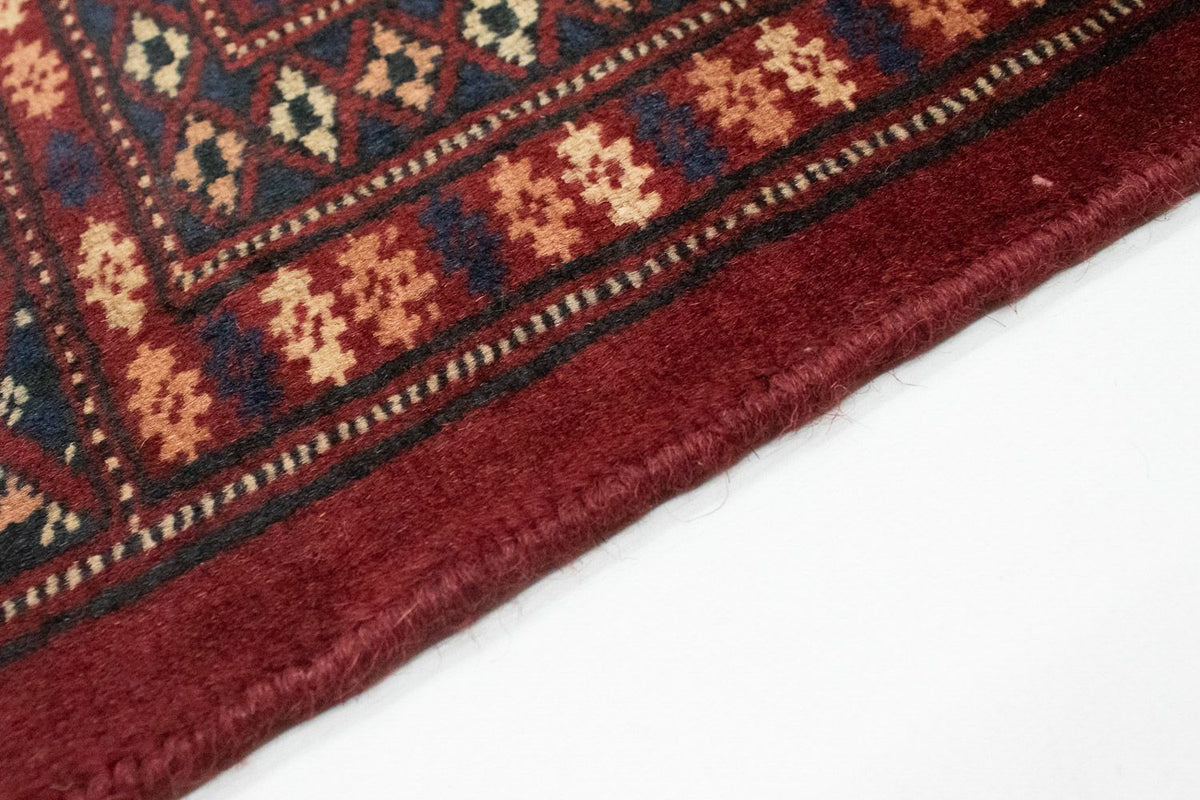 Alfombra afgana - Bukhara cuadrado  - 205 x 195 cm - rojo