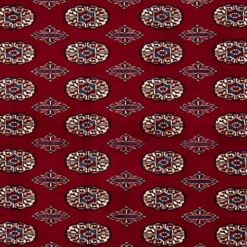 Alfombra afgana - Bukhara - 240 x 170 cm - rojo oscuro