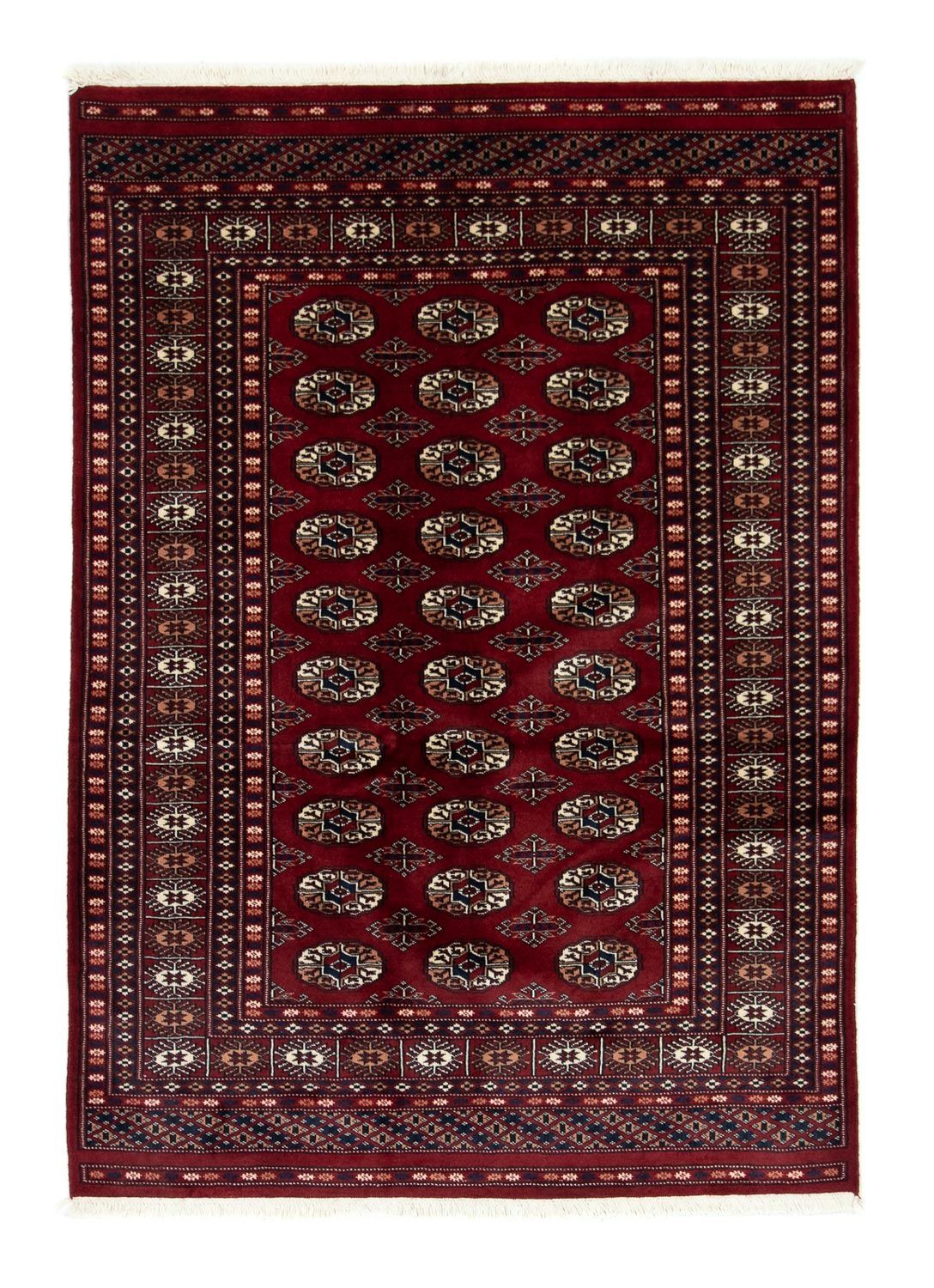 Alfombra afgana - Bukhara - 177 x 125 cm - rojo