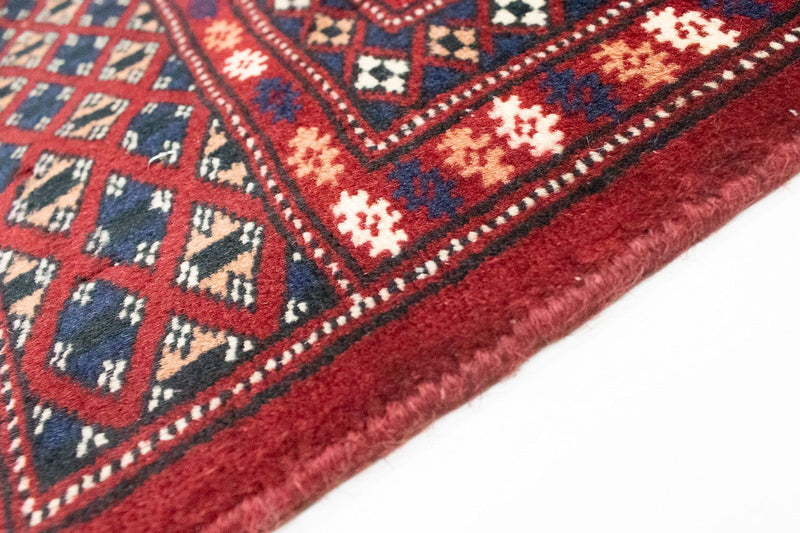 Alfombra afgana - Bukhara - 177 x 125 cm - rojo