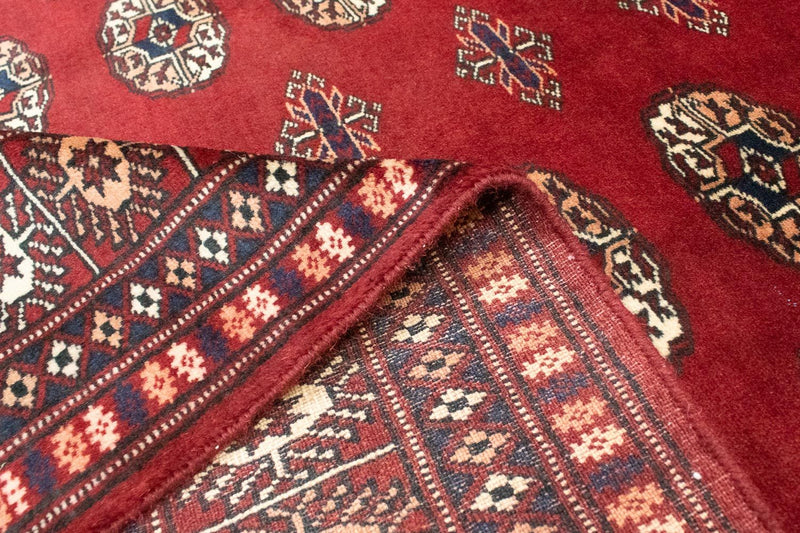 Alfombra afgana - Bukhara - 182 x 123 cm - rojo