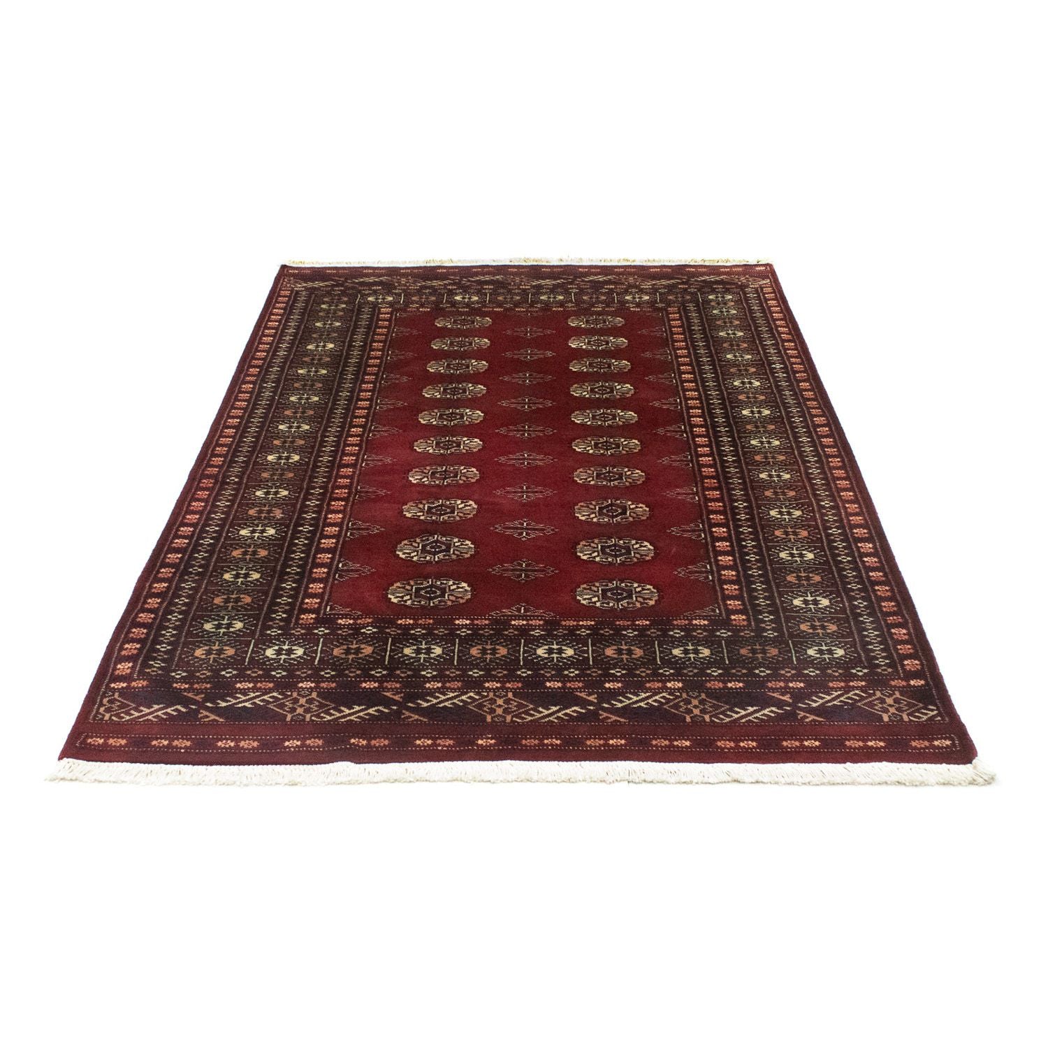 Alfombra afgana - Bukhara - 182 x 123 cm - rojo