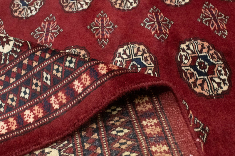Alfombra afgana - Bukhara - 247 x 201 cm - rojo