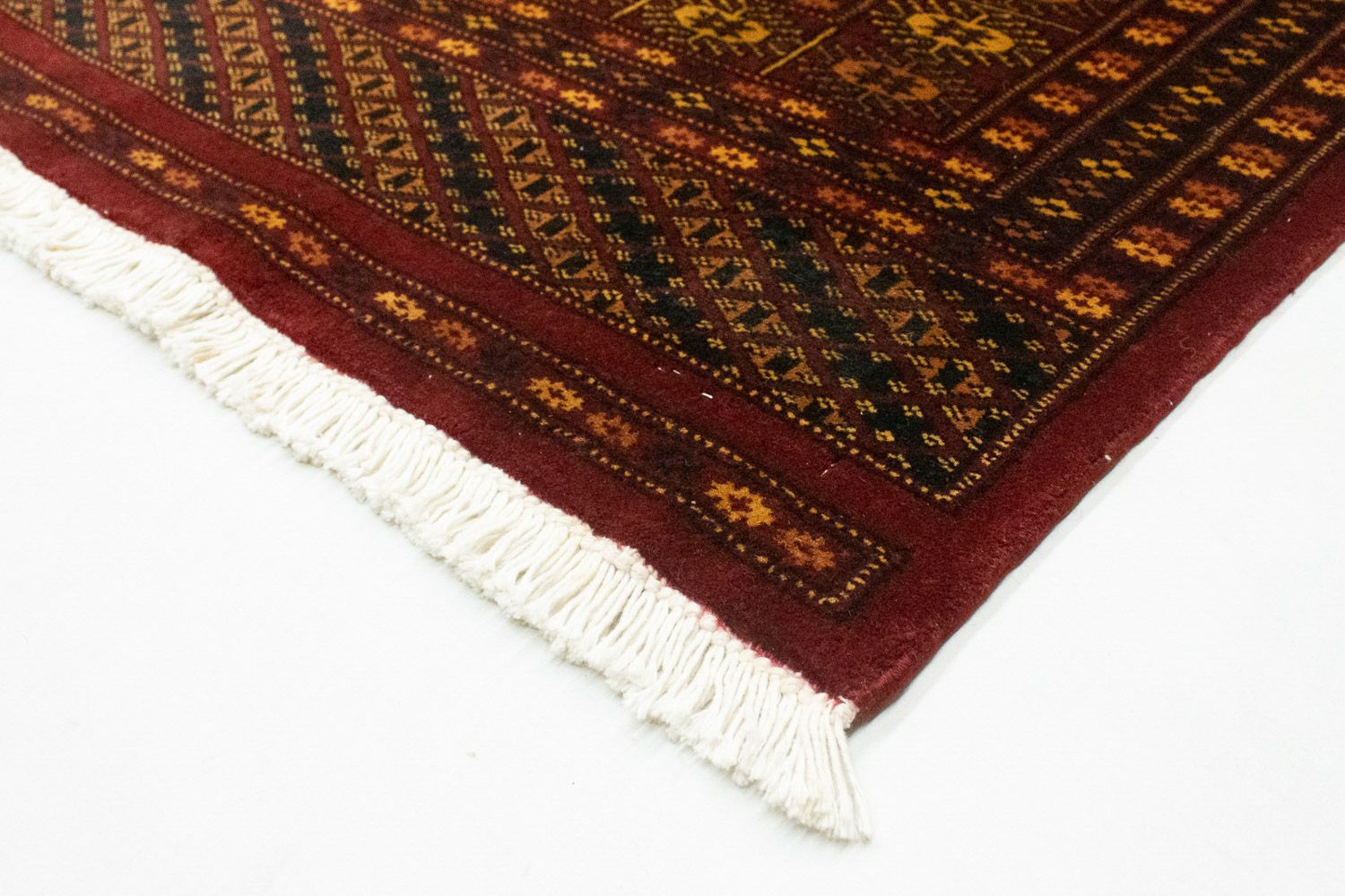 Alfombra afgana - Bukhara - 248 x 197 cm - rojo
