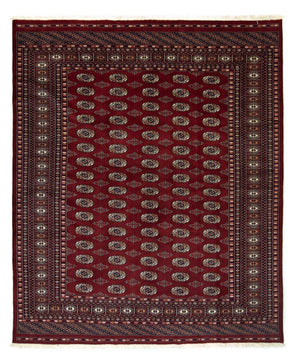 Alfombra afgana - Bukhara - 238 x 200 cm - rojo