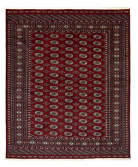 Alfombra afgana - Bukhara - 240 x 200 cm - rojo