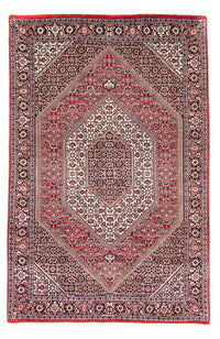 Alfombra persa - Bidjar - 168 x 110 cm - rojo