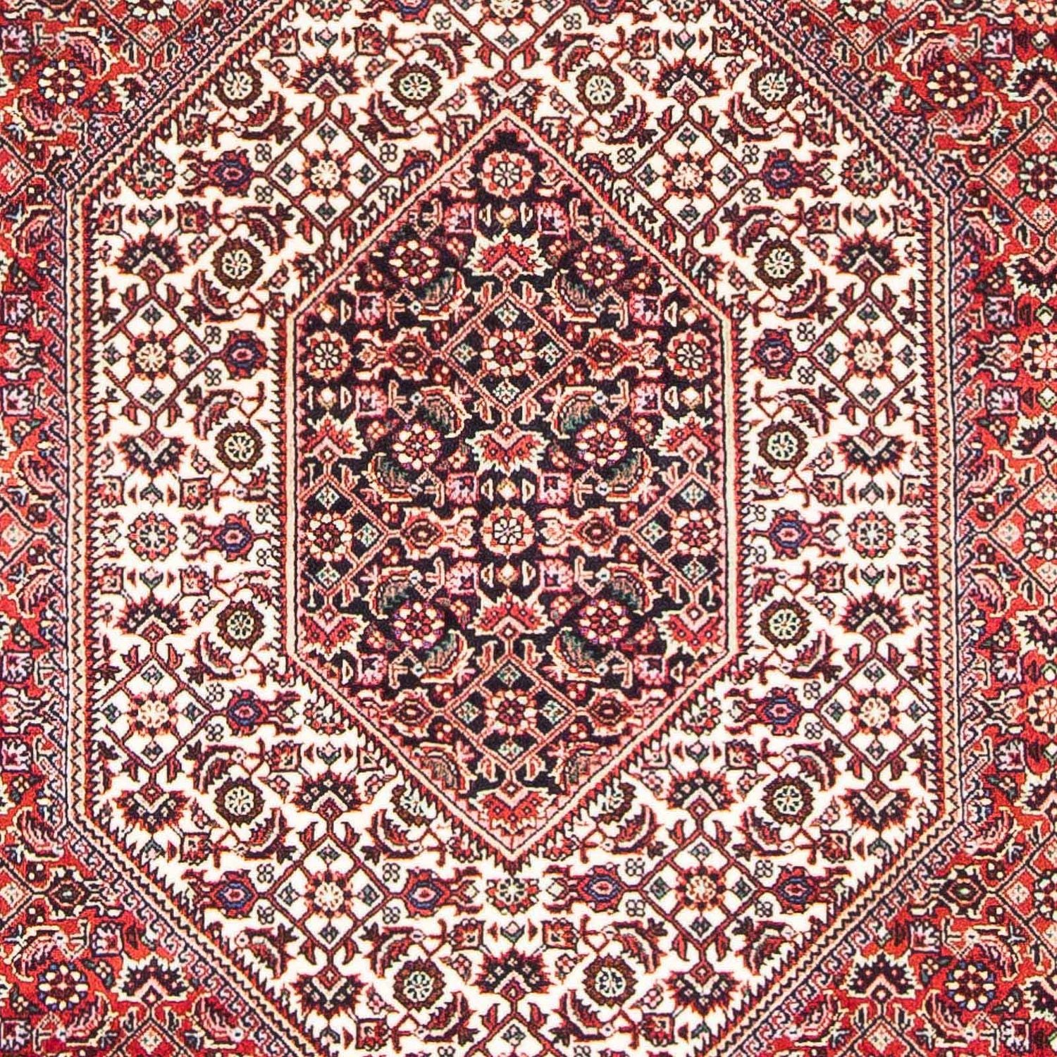 Alfombra persa - Bidjar - 168 x 110 cm - rojo