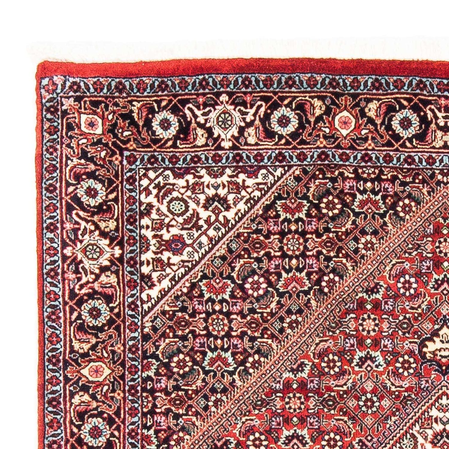 Alfombra persa - Bidjar - 168 x 110 cm - rojo
