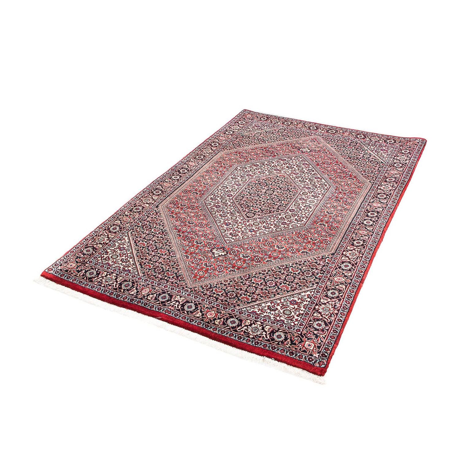 Alfombra persa - Bidjar - 168 x 110 cm - rojo