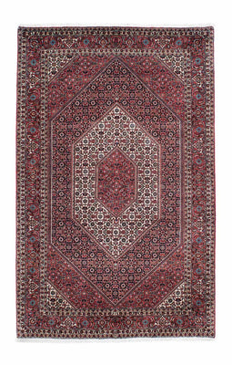 Alfombra persa - Bidjar - 211 x 132 cm - rojo claro