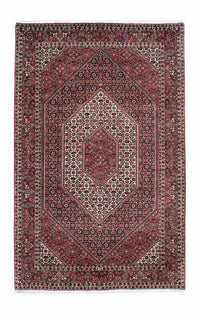 Alfombra persa - Bidjar - 211 x 132 cm - rojo claro