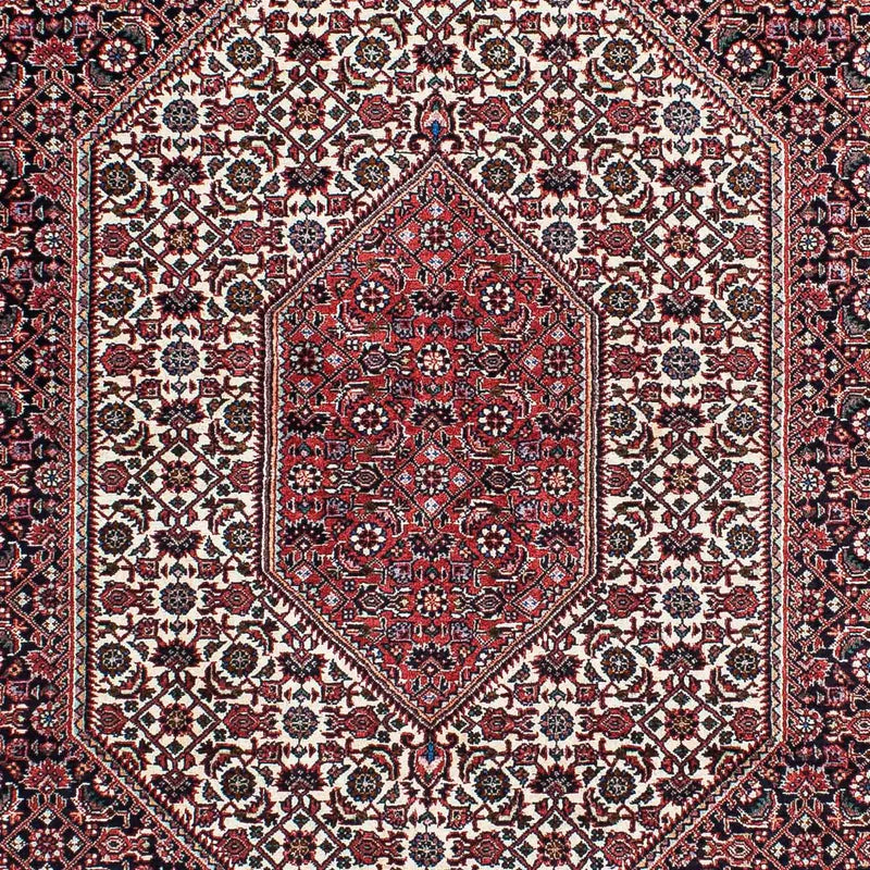 Alfombra persa - Bidjar - 211 x 132 cm - rojo claro