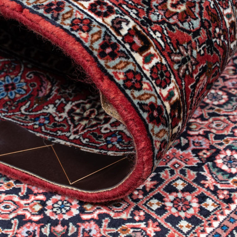 Alfombra persa - Bidjar - 211 x 132 cm - rojo claro