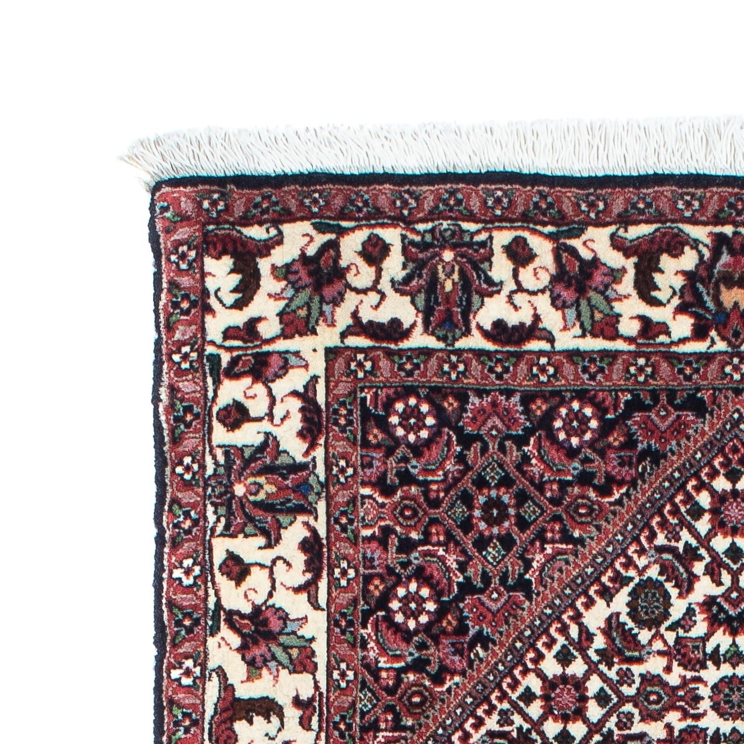 Alfombra de pasillo Alfombra persa - Bidjar - 196 x 75 cm - azul oscuro