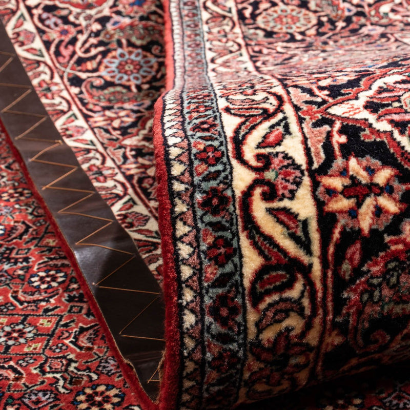 Alfombra persa - Bidjar - 350 x 252 cm - rojo