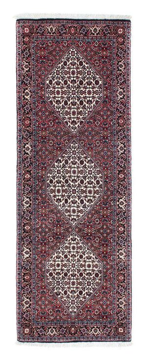Alfombra de pasillo Alfombra persa - Bidjar - 203 x 70 cm - azul oscuro