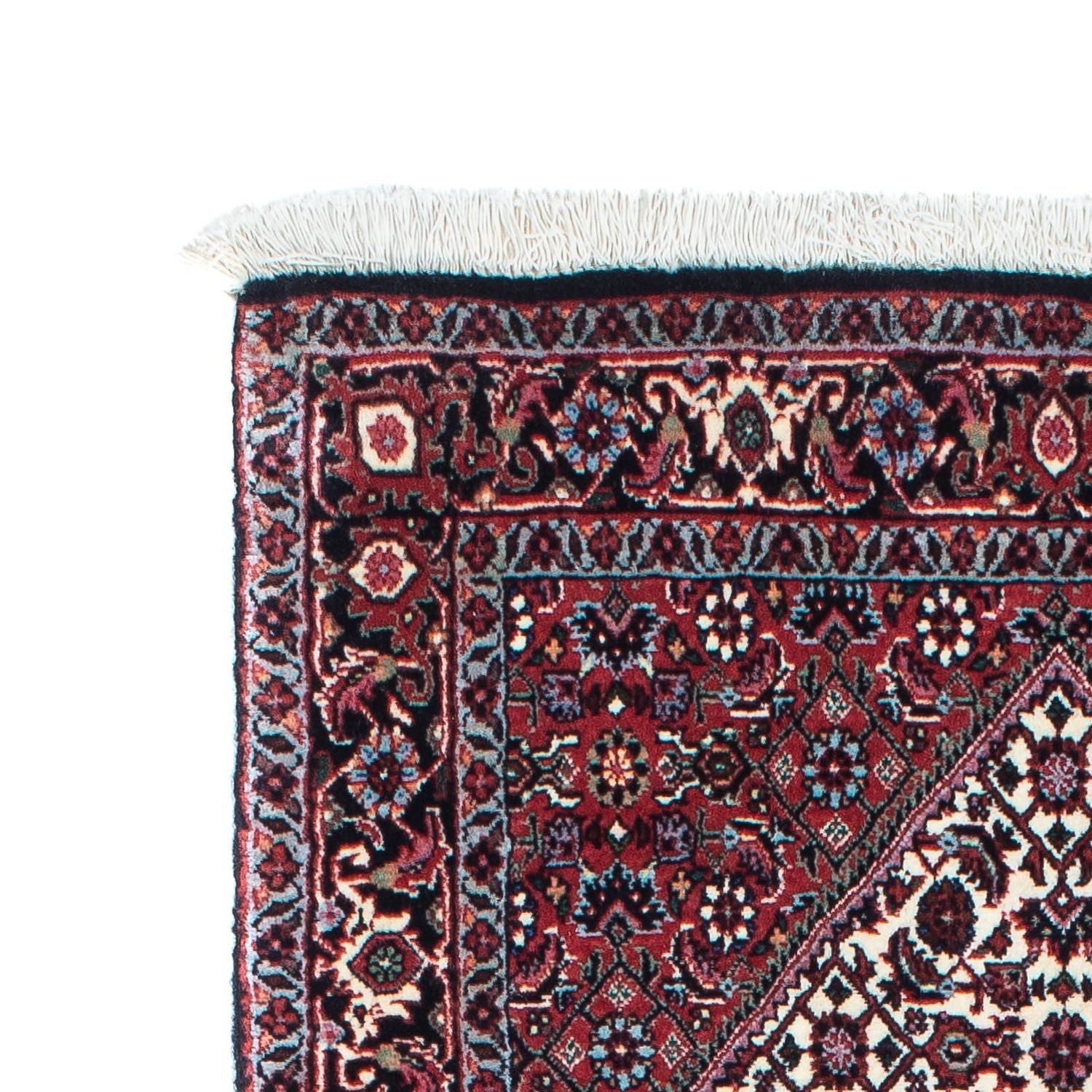 Alfombra de pasillo Alfombra persa - Bidjar - 203 x 70 cm - azul oscuro