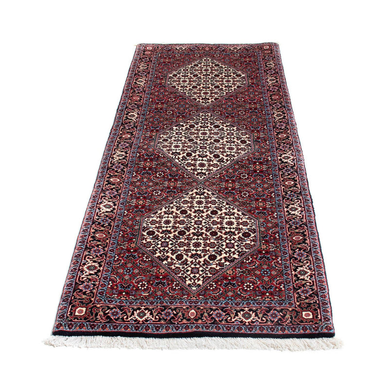 Alfombra de pasillo Alfombra persa - Bidjar - 203 x 70 cm - azul oscuro