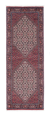 Alfombra de pasillo Alfombra persa - Bidjar - 205 x 73 cm - rojo