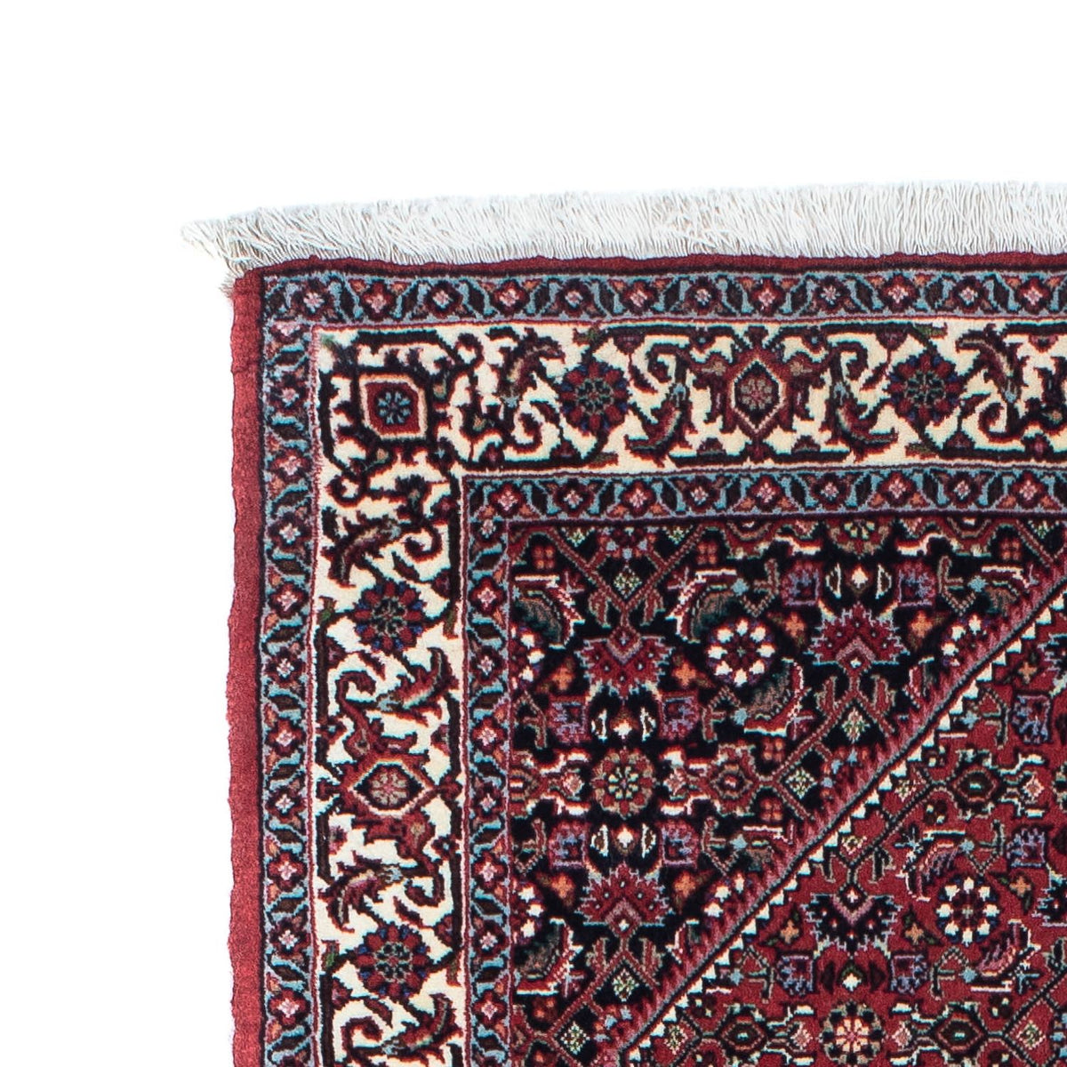 Alfombra de pasillo Alfombra persa - Bidjar - 213 x 75 cm - azul oscuro