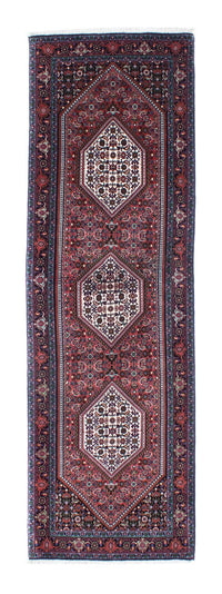 Alfombra de pasillo Alfombra persa - Bidjar - 248 x 74 cm - azul