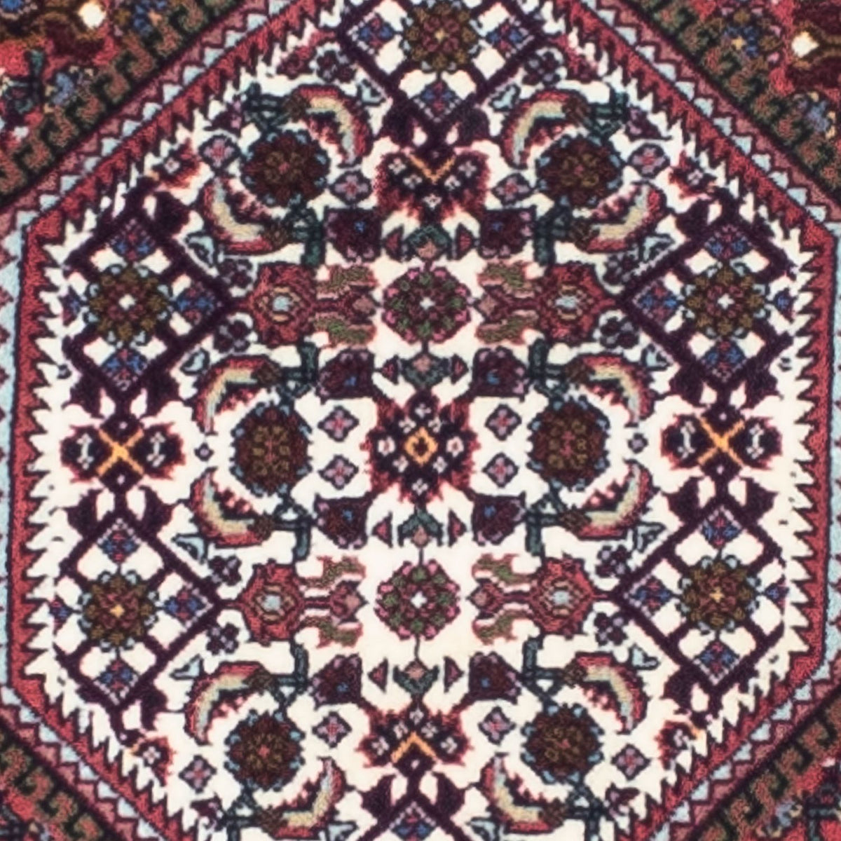 Alfombra de pasillo Alfombra persa - Bidjar - 248 x 74 cm - azul