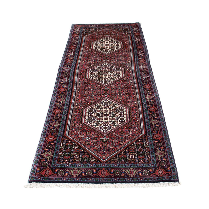Alfombra de pasillo Alfombra persa - Bidjar - 248 x 74 cm - azul