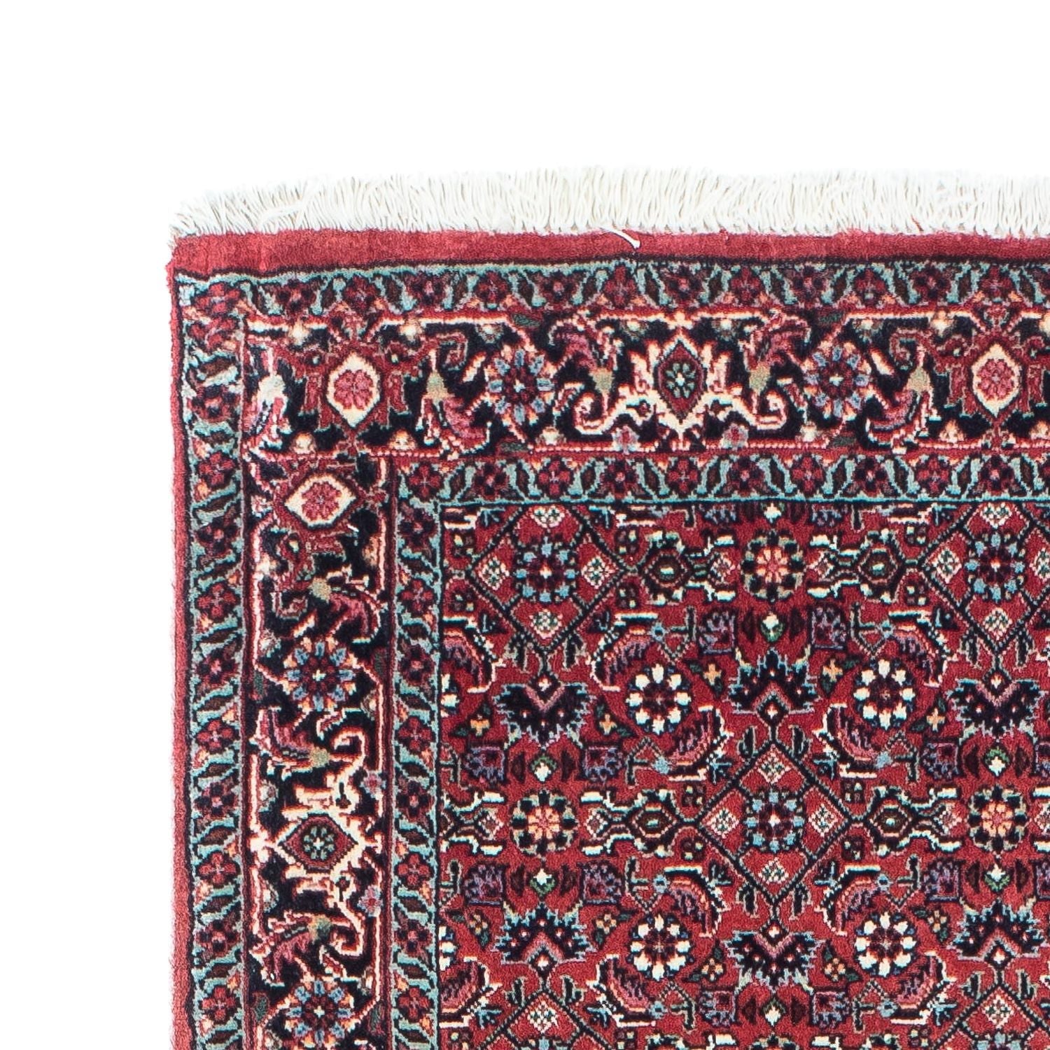 Alfombra de pasillo Alfombra persa - Bidjar - 193 x 76 cm - rojo