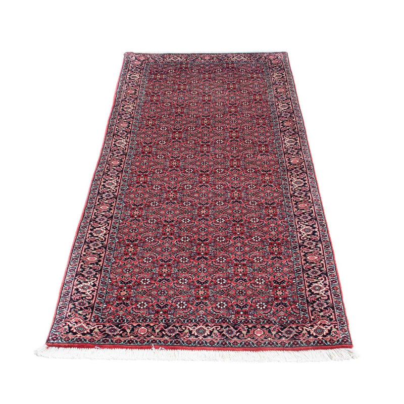 Alfombra de pasillo Alfombra persa - Bidjar - 193 x 76 cm - rojo