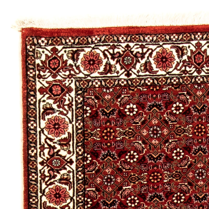 Alfombra de pasillo Alfombra persa - Bidjar - 296 x 82 cm - rojo oscuro