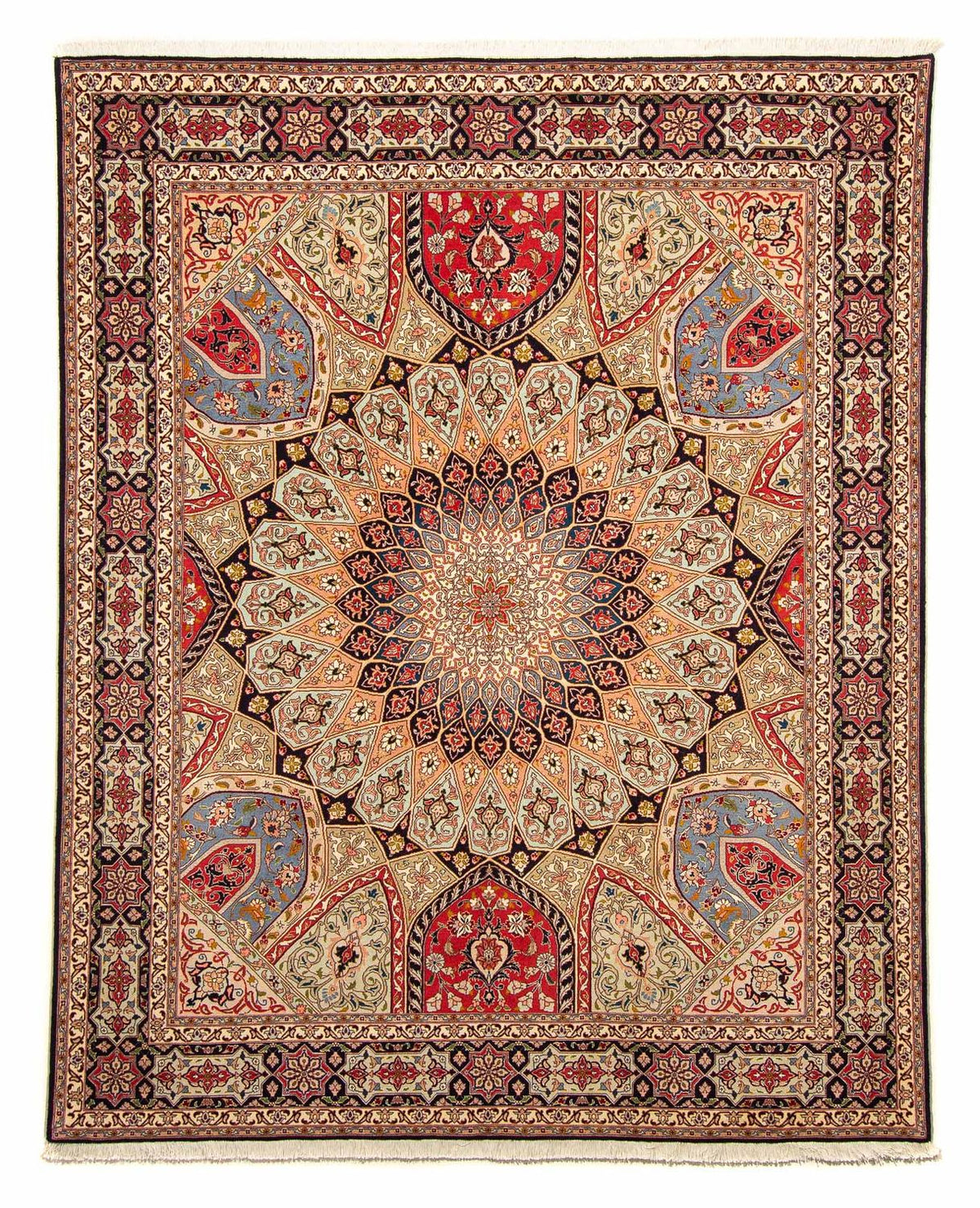 Alfombra Persa - Tabriz - Real - 250 x 204 cm - multicolor