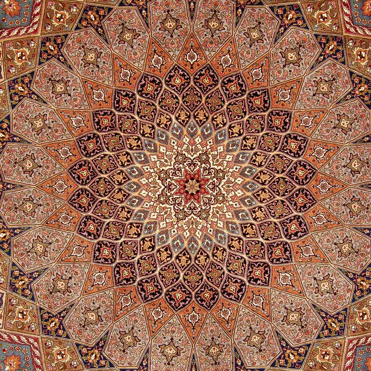 Alfombra Persa - Tabriz - Real - 400 x 298 cm - multicolor