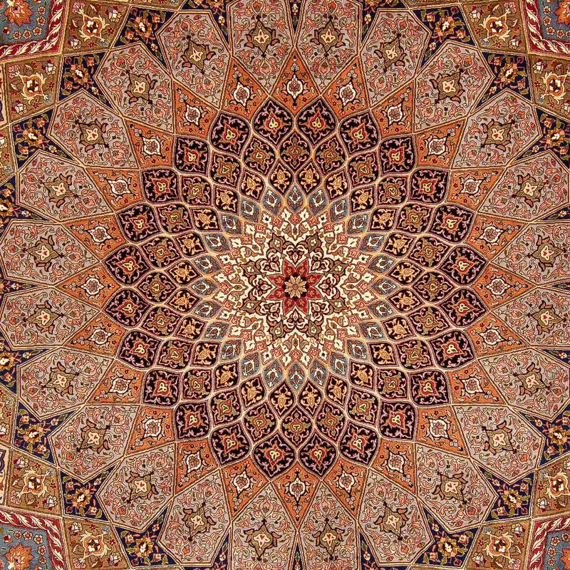 Alfombra Persa - Tabriz - Real - 400 x 298 cm - multicolor
