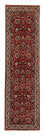 Alfombra de pasillo Alfombra persa - Bidjar - 298 x 83 cm - rojo oscuro