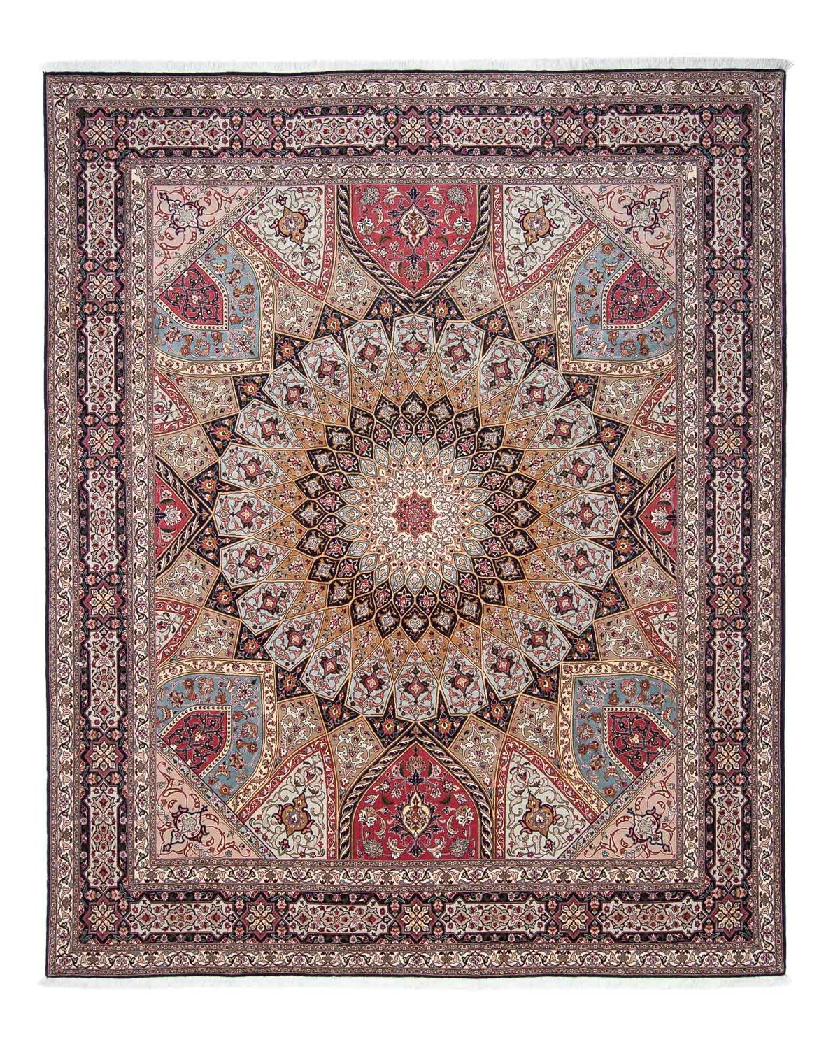 Alfombra Persa - Tabriz - Real - 303 x 254 cm - multicolor