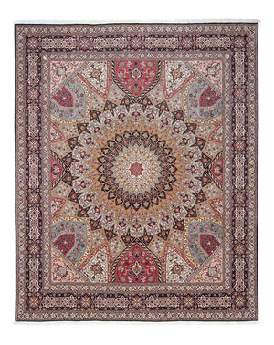 Alfombra Persa - Tabriz - Real - 303 x 254 cm - multicolor
