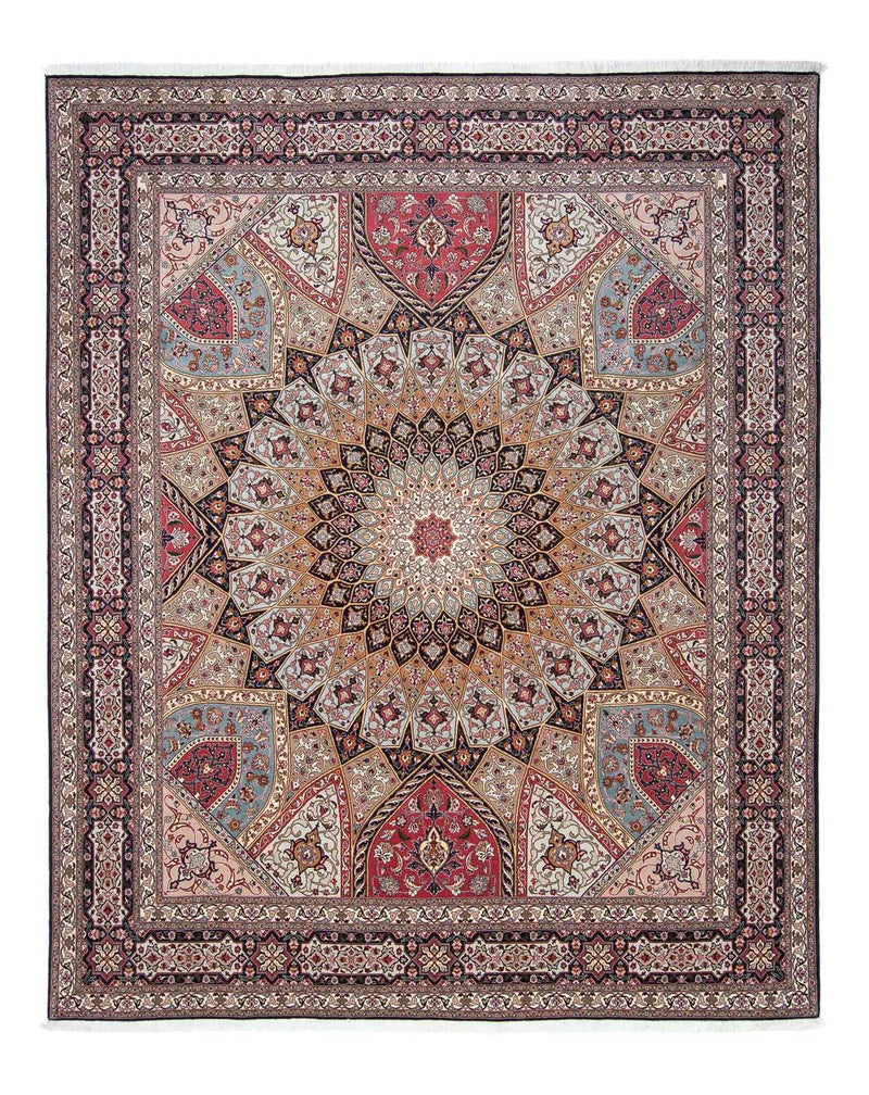 Alfombra Persa - Tabriz - Real - 303 x 254 cm - multicolor