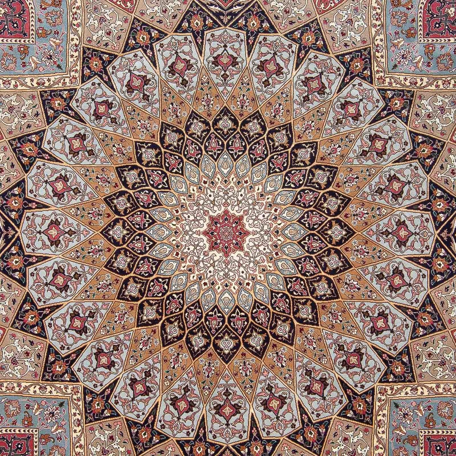 Alfombra Persa - Tabriz - Real - 303 x 254 cm - multicolor