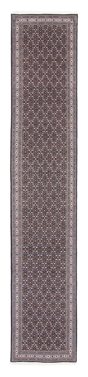 Alfombra de pasillo Alfombra persa - Tabriz - 391 x 70 cm - gris
