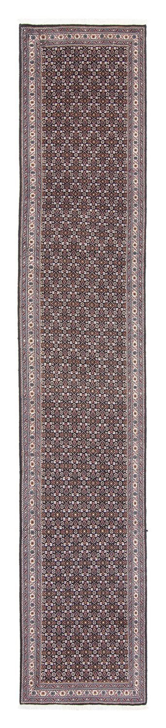 Alfombra de pasillo Alfombra persa - Tabriz - 392 x 67 cm - gris