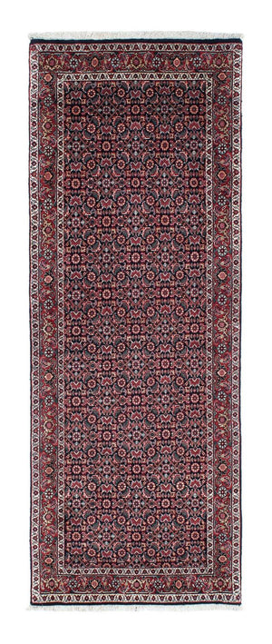Alfombra de pasillo Alfombra persa - Bidjar - 196 x 74 cm - azul oscuro