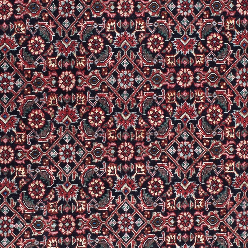 Alfombra de pasillo Alfombra persa - Bidjar - 196 x 74 cm - azul oscuro