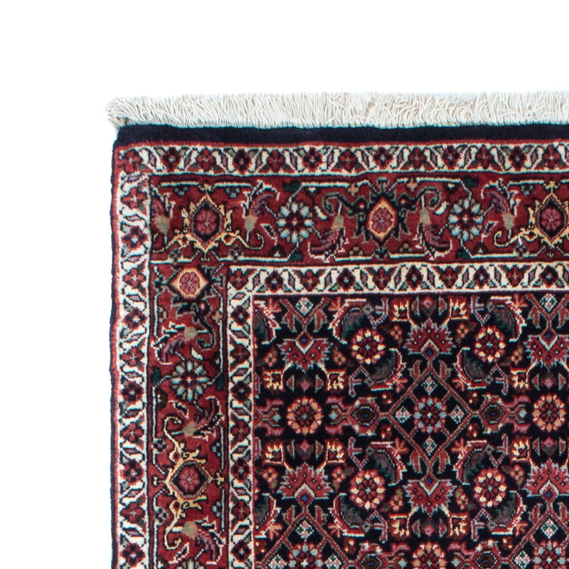 Alfombra de pasillo Alfombra persa - Bidjar - 196 x 74 cm - azul oscuro