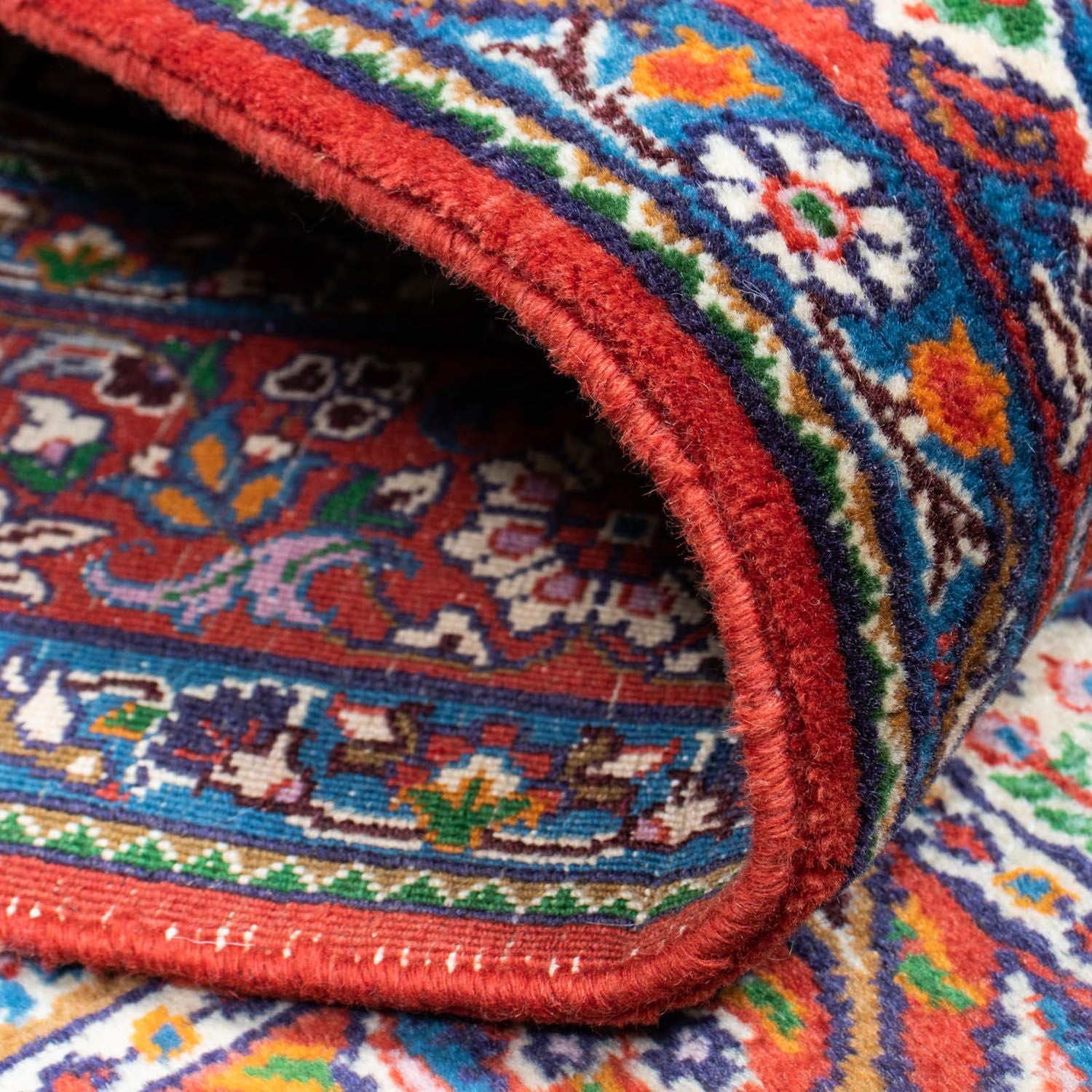 Alfombra de pasillo Alfombra persa - Clásica - 296 x 82 cm - rojo claro