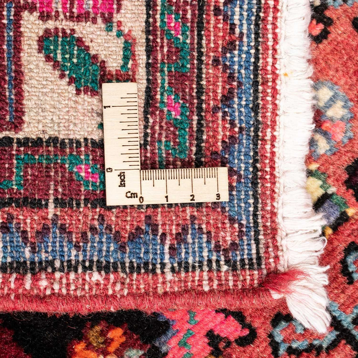 Alfombra persa - Nómada - 116 x 81 cm - rojo claro