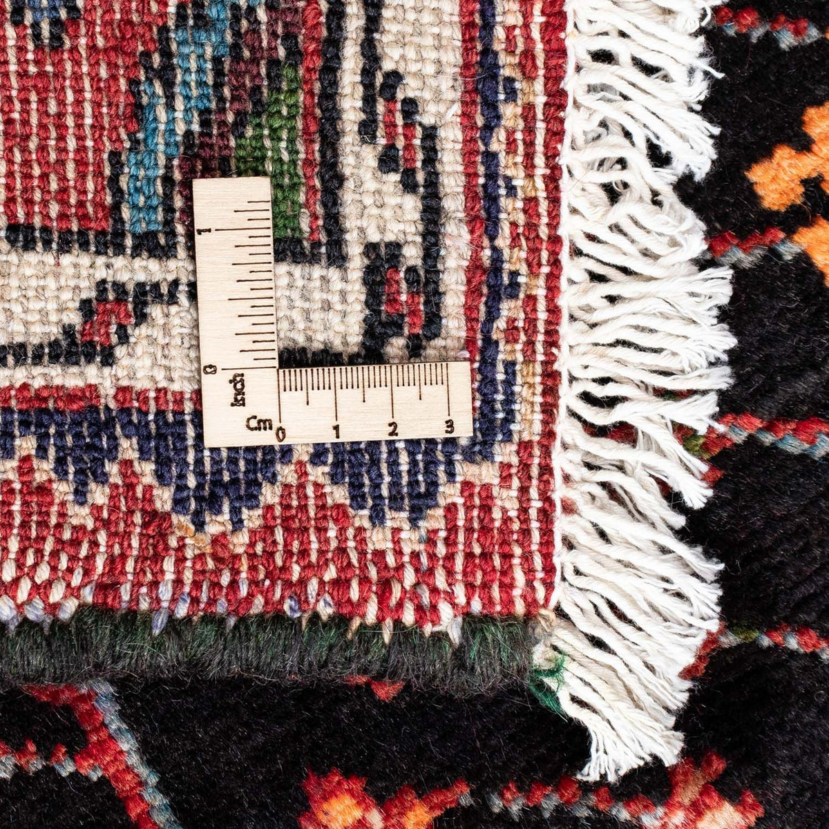 Alfombra persa - Nómada - 128 x 94 cm - rojo claro