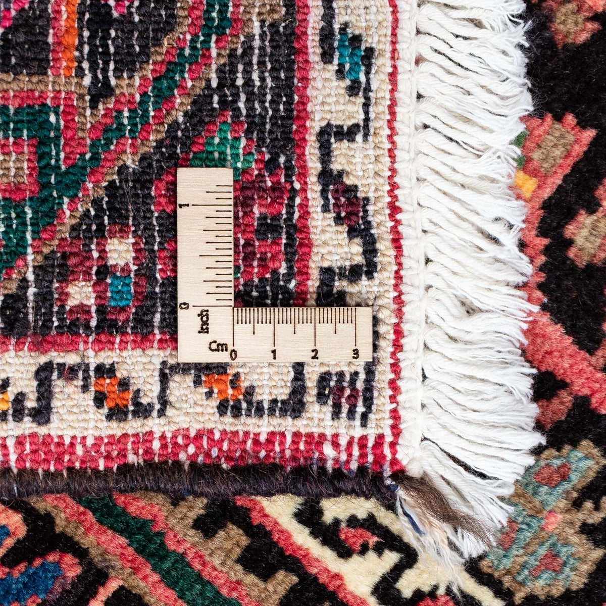 Alfombra persa - Nómada - 125 x 81 cm - rojo claro